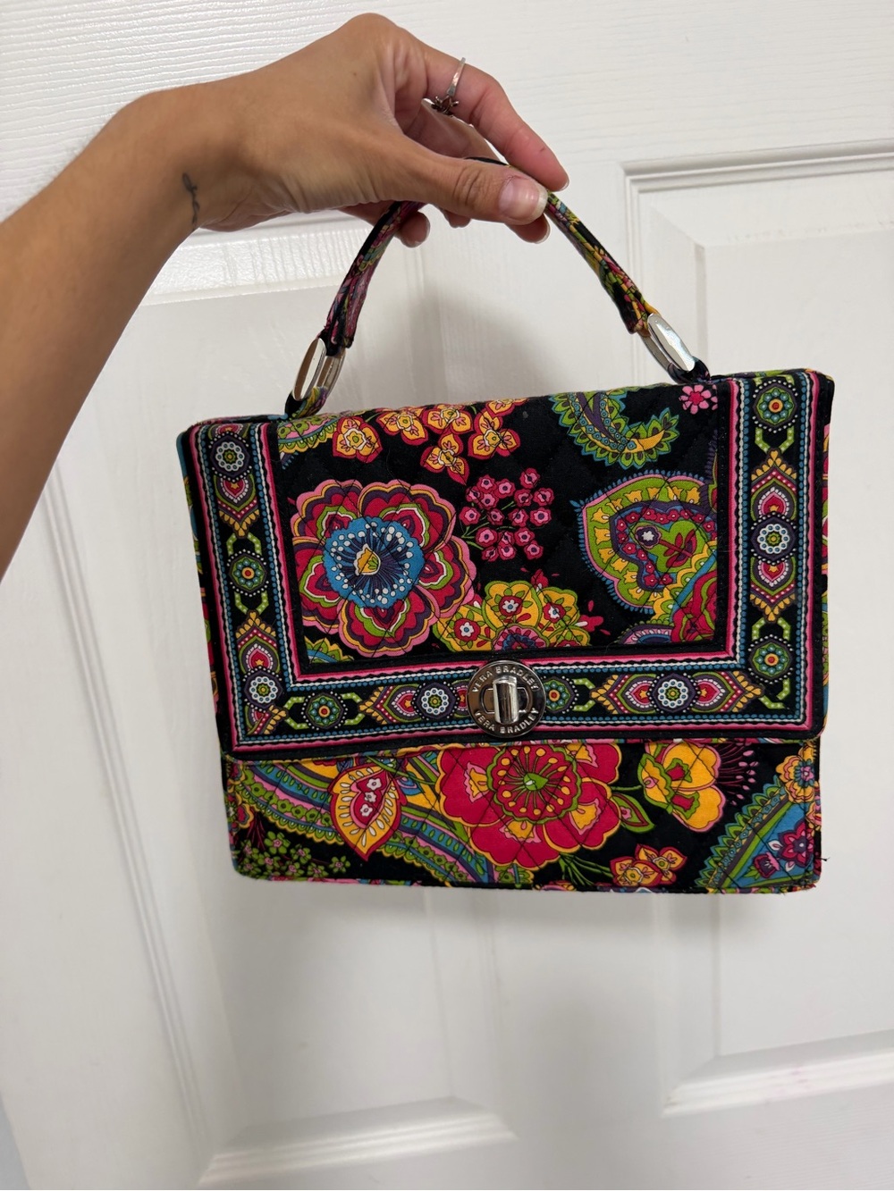 Vera Bradley Floral Crossbody Organizer Bag Wallet Purse NWT Style